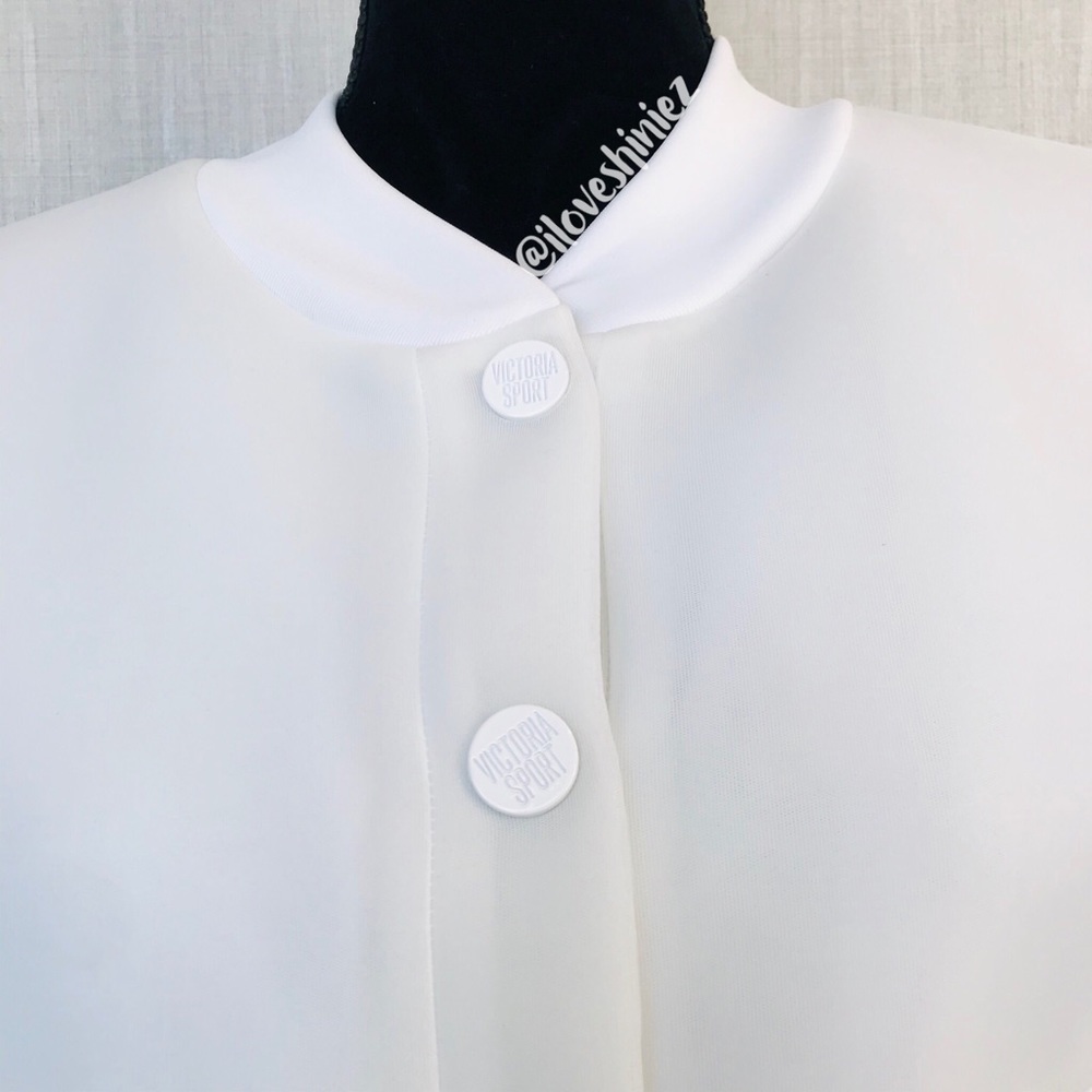 •Victoria's Sport• Fluffy Bomber Jacket M - Picture 4 of 11